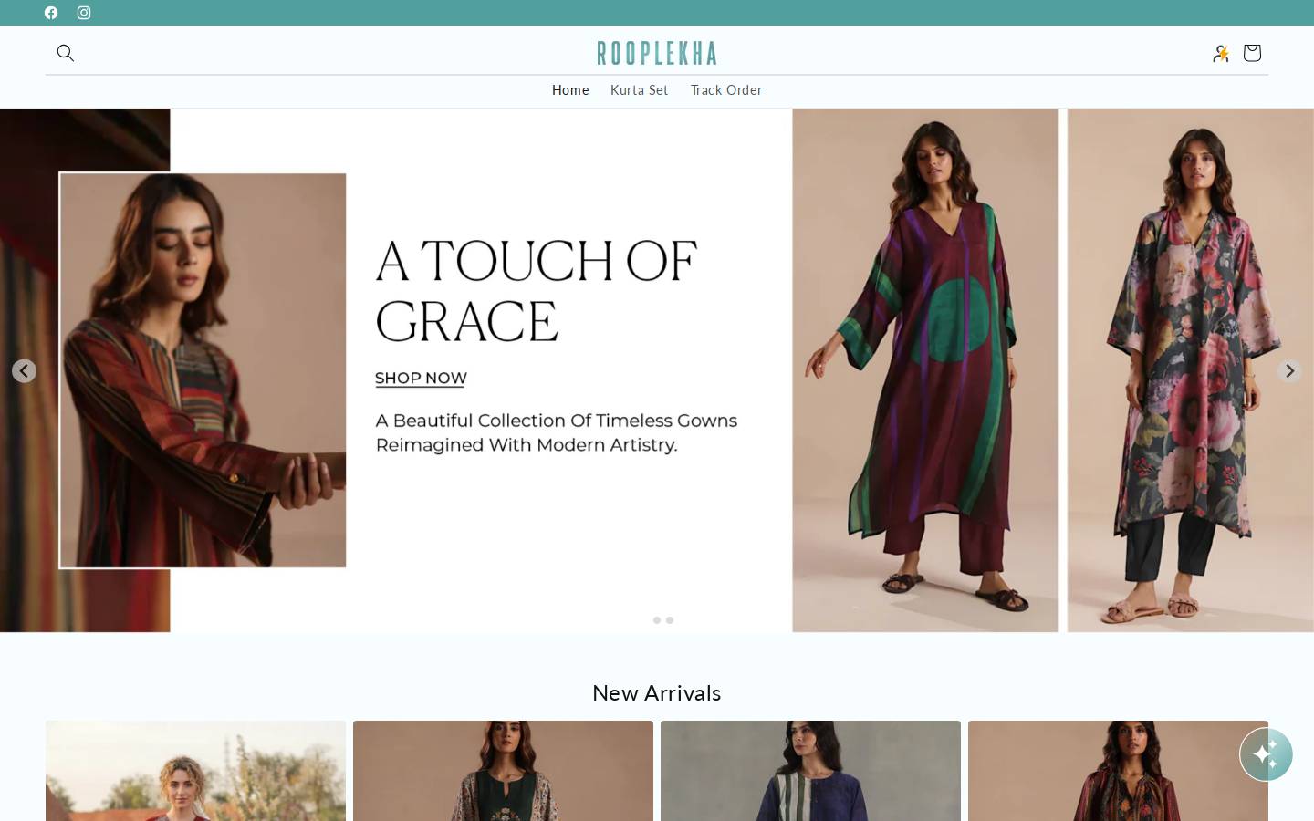 rooplekha.com homepage screenshot
