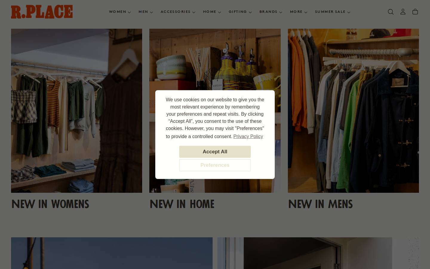 Roosbeach homepage screenshot