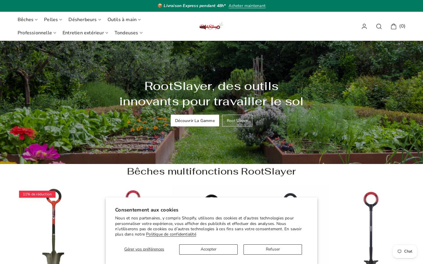 root-slayer.net homepage screenshot
