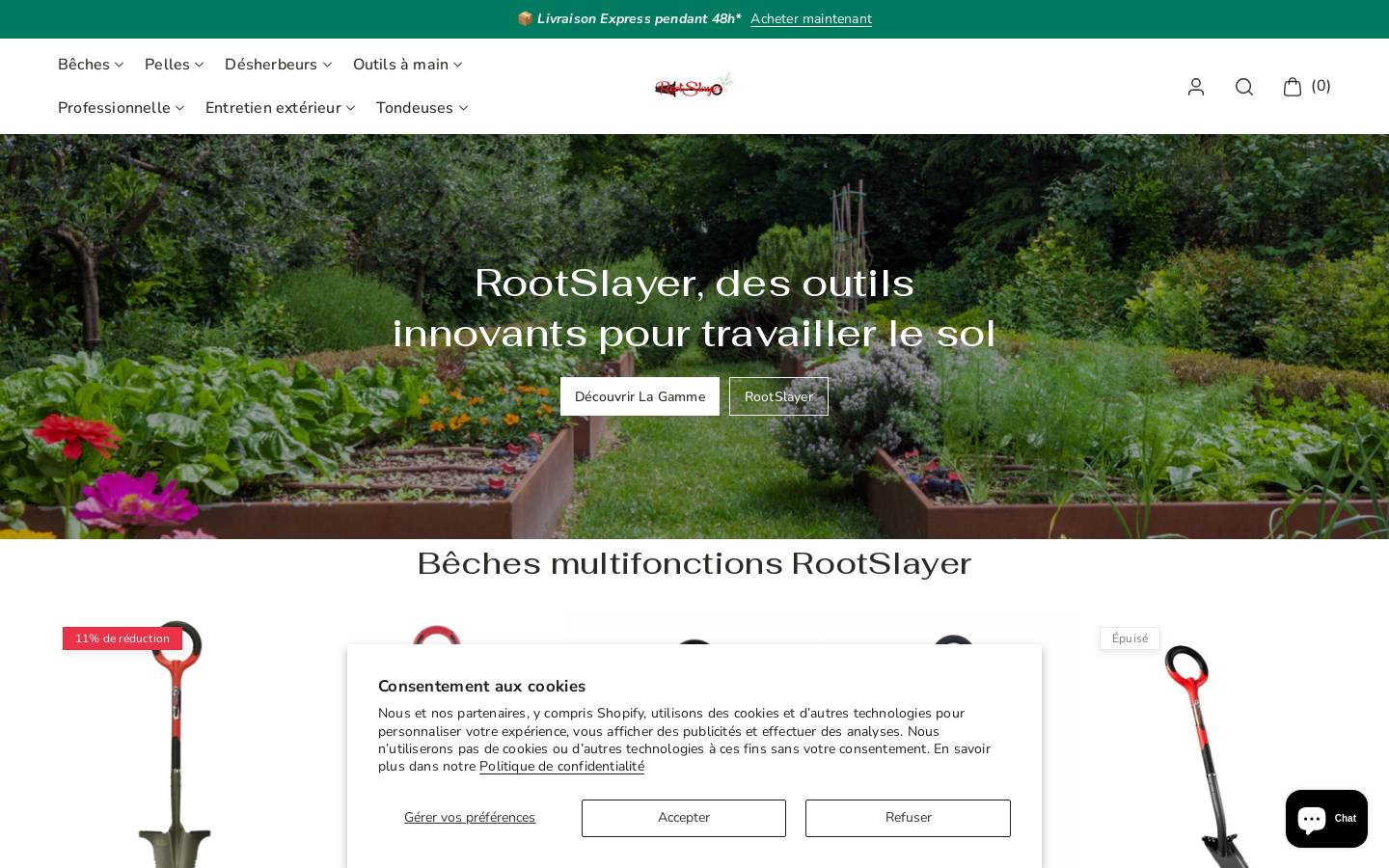 root-slayer.tech homepage screenshot