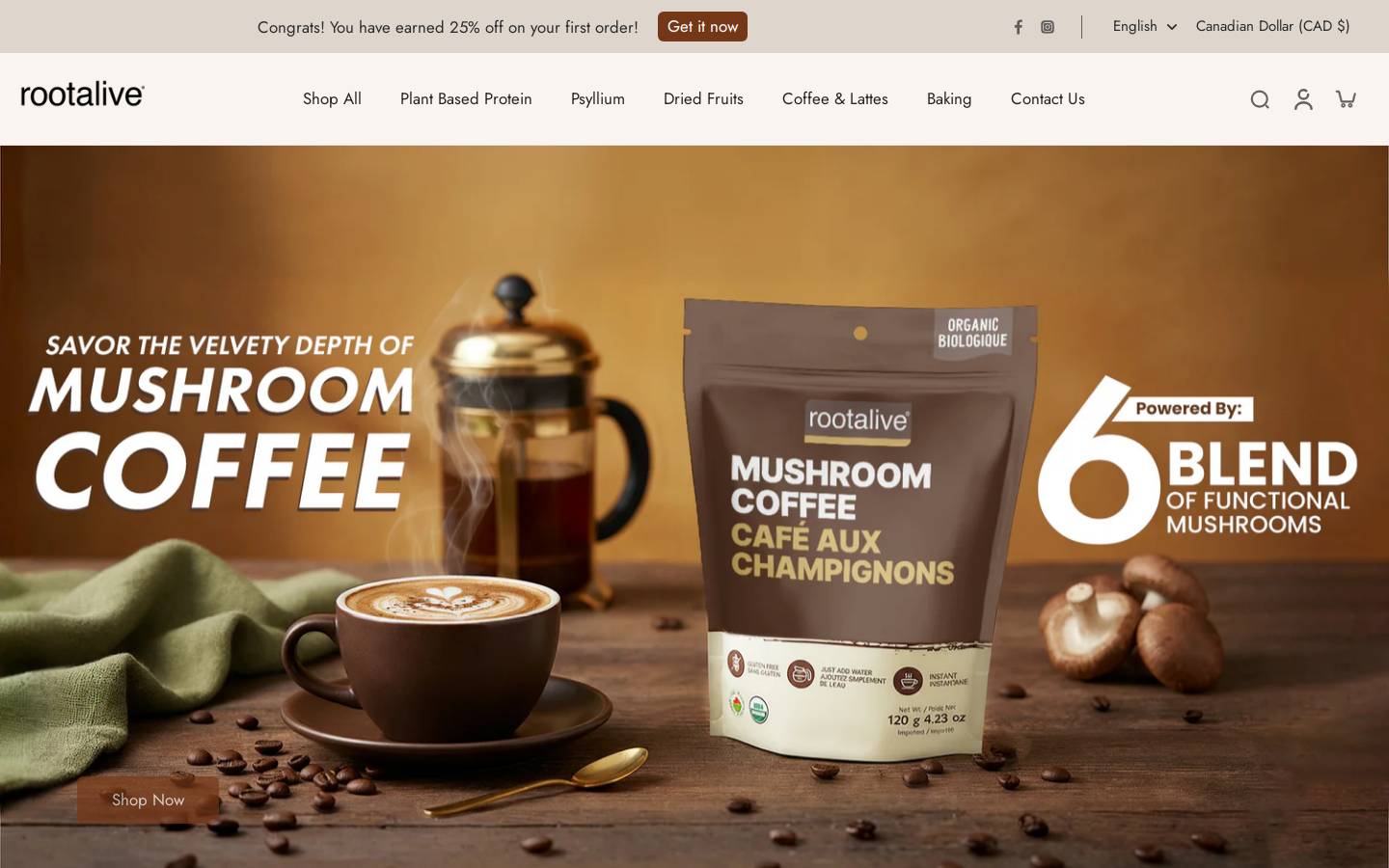 rootalive.com homepage screenshot