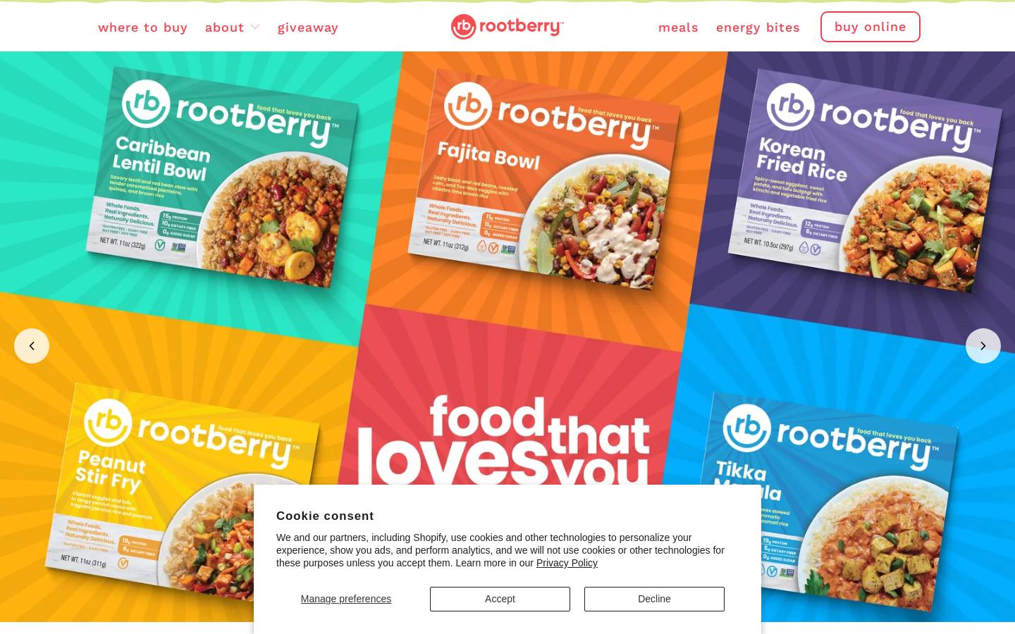 rootberry.com homepage screenshot