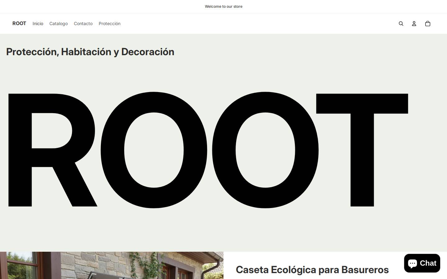 rootchile.com homepage screenshot