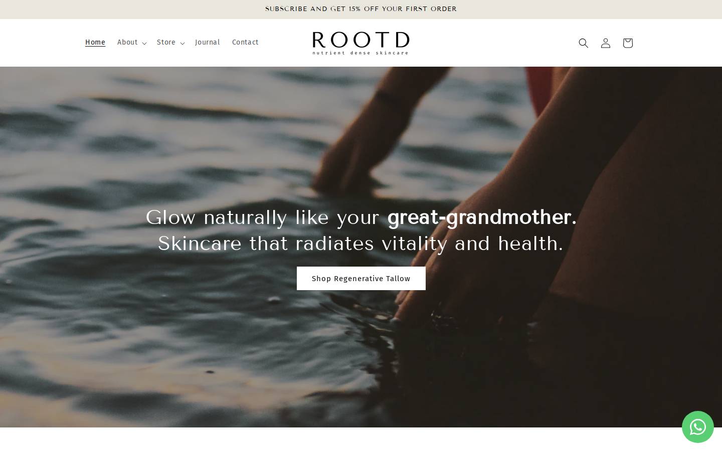 rootd.co.za homepage screenshot