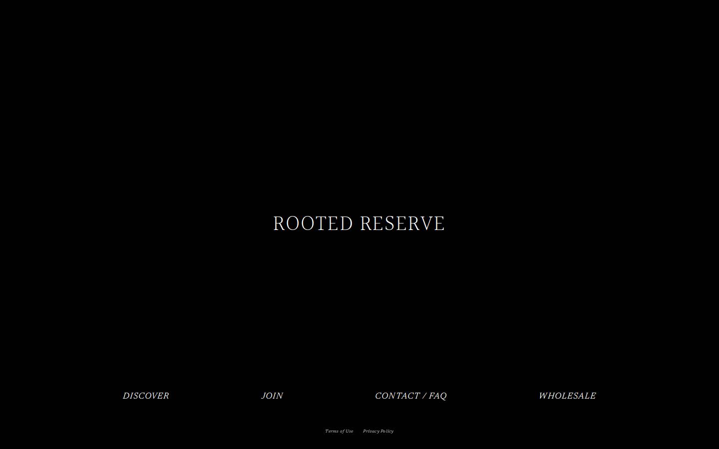 rootedreserve.com homepage screenshot