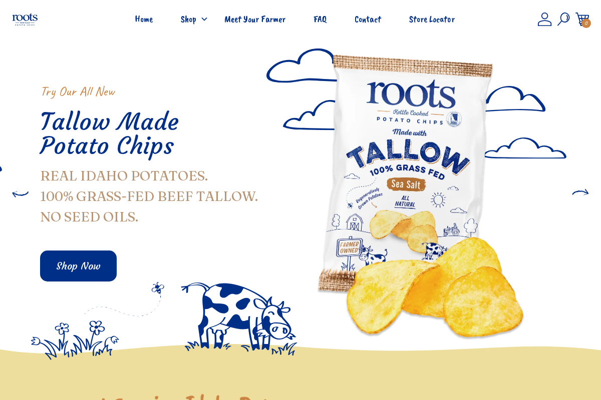 rootschips.com homepage screenshot