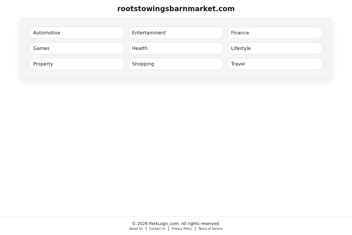 rootstowingsbarnmarket.com homepage screenshot