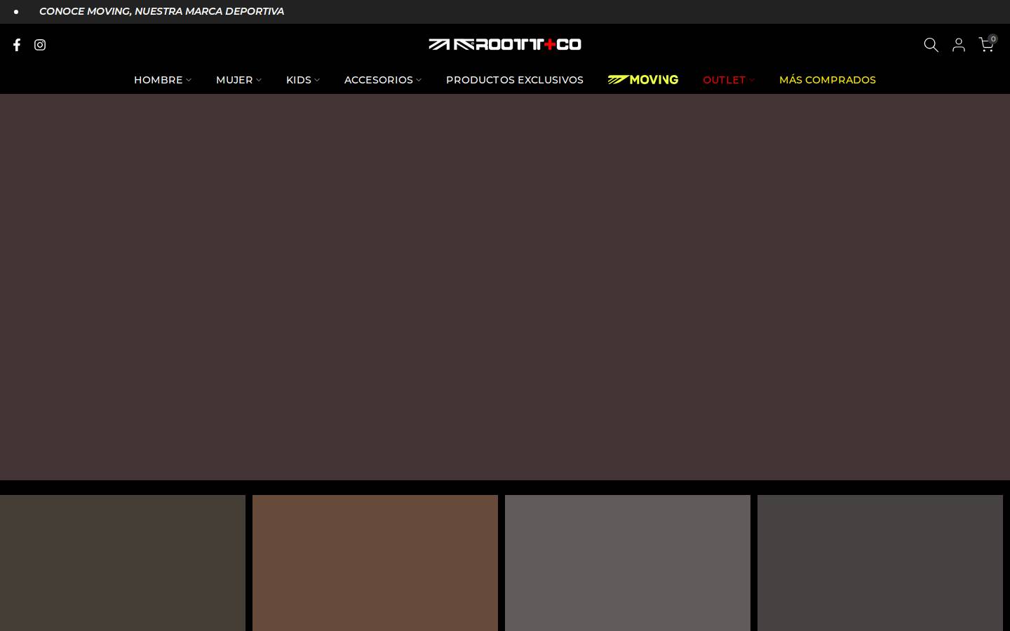 roottcostore.com homepage screenshot