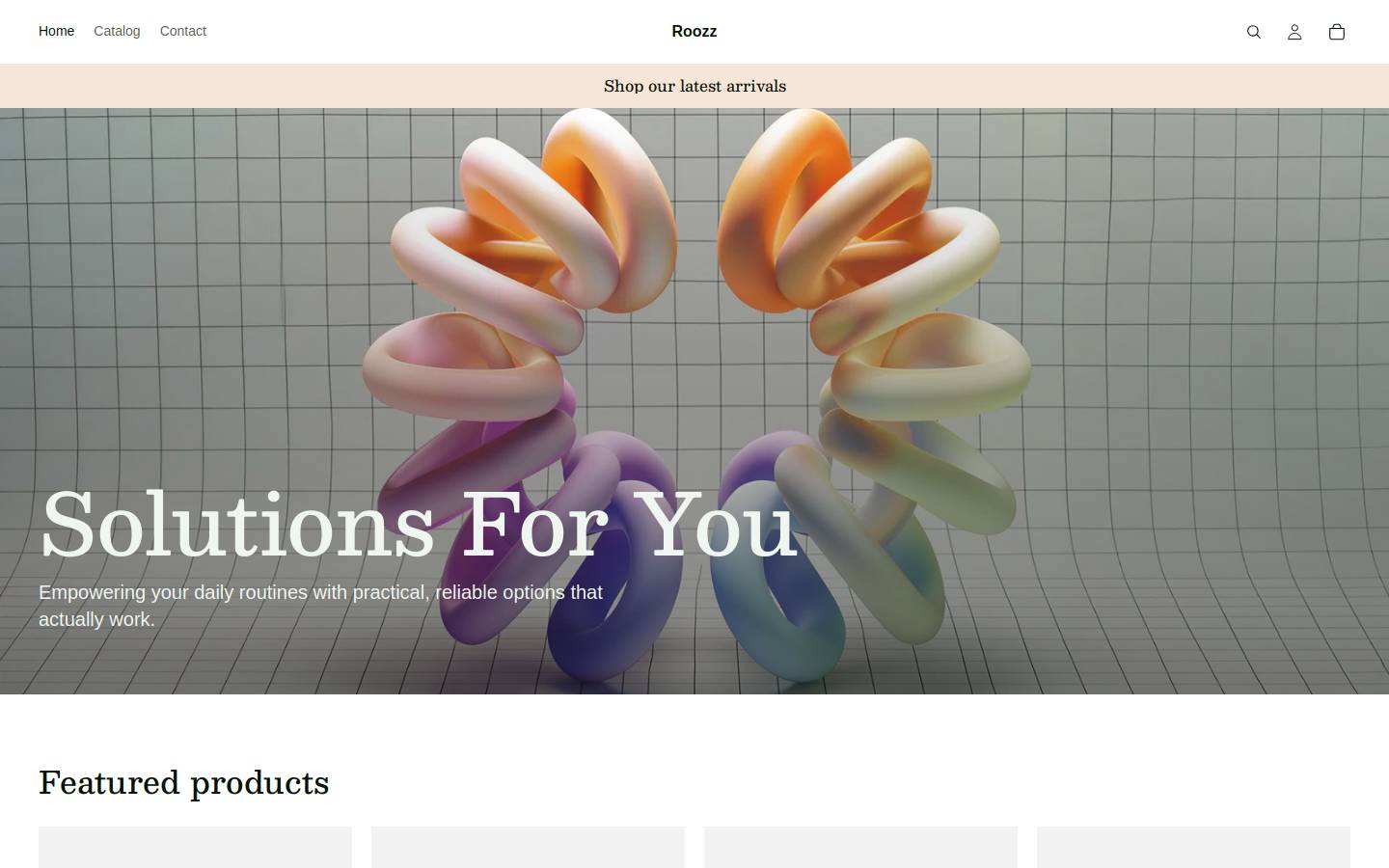 roozz.in homepage screenshot