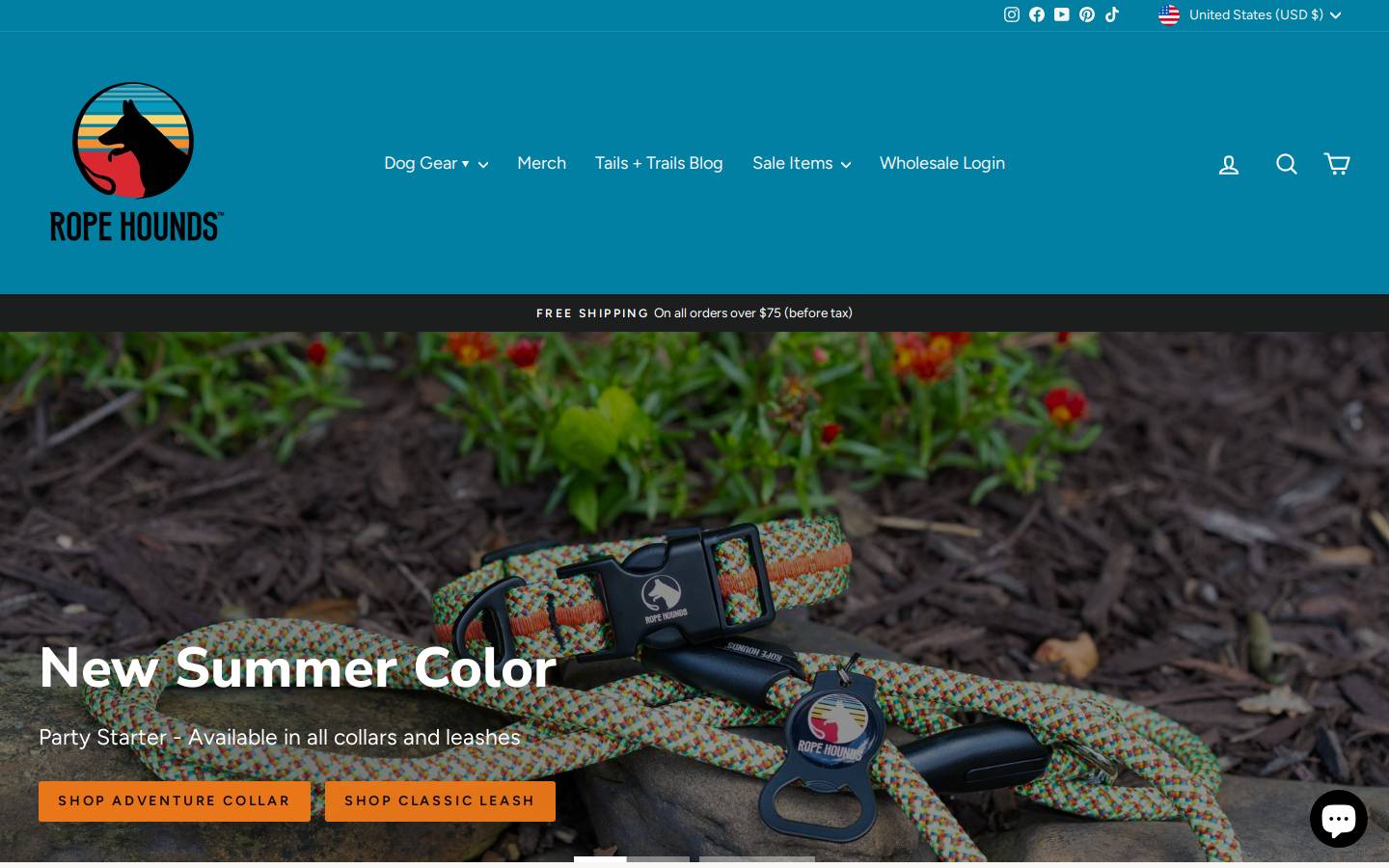 ropehounds.com homepage screenshot