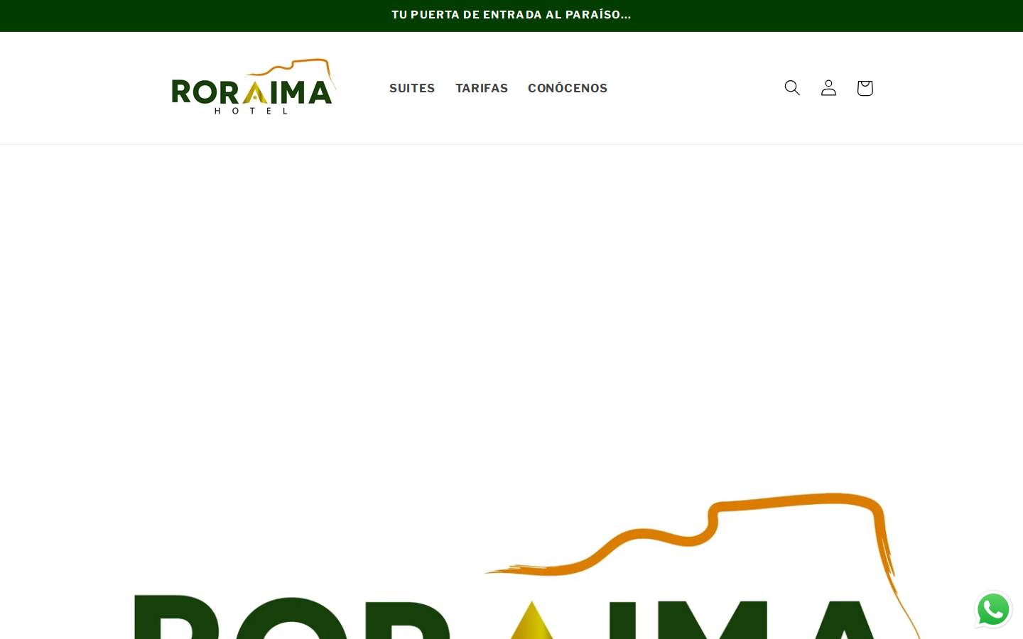 roraimahotel.com homepage screenshot
