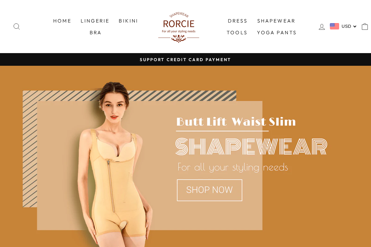 RORCIE homepage screenshot