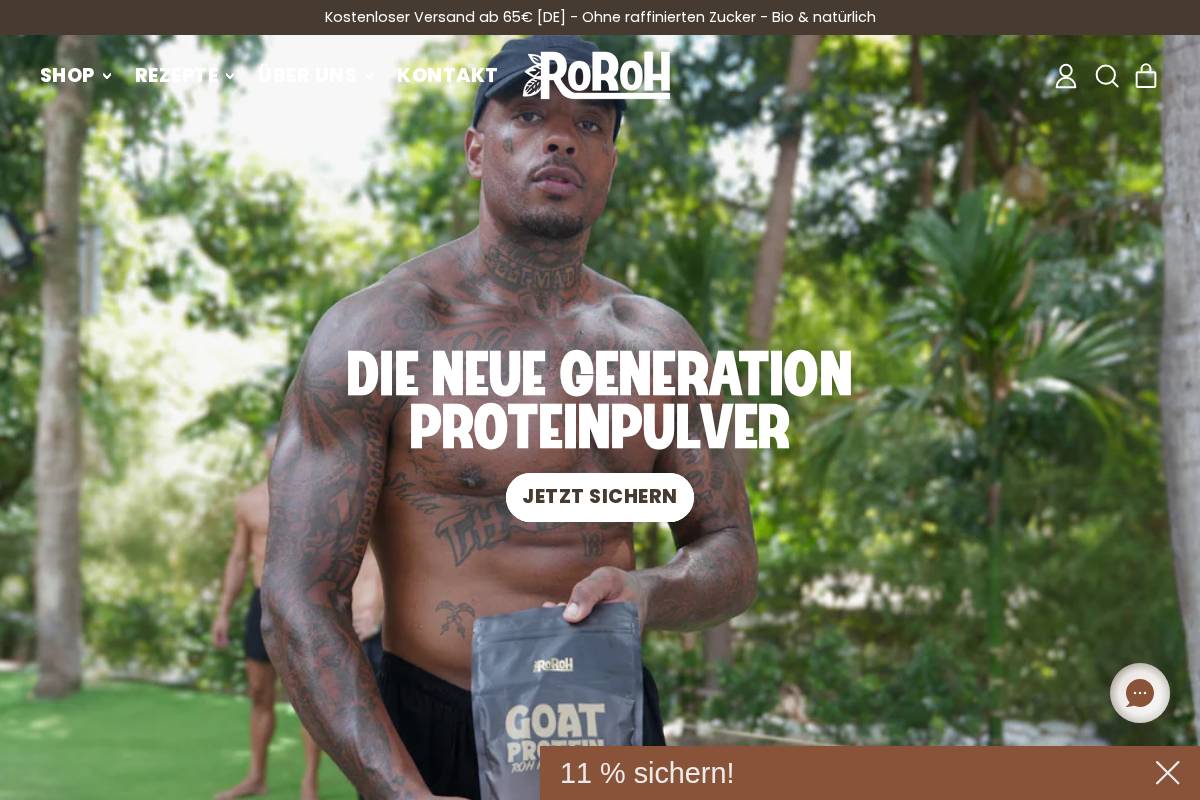 Roroh homepage screenshot