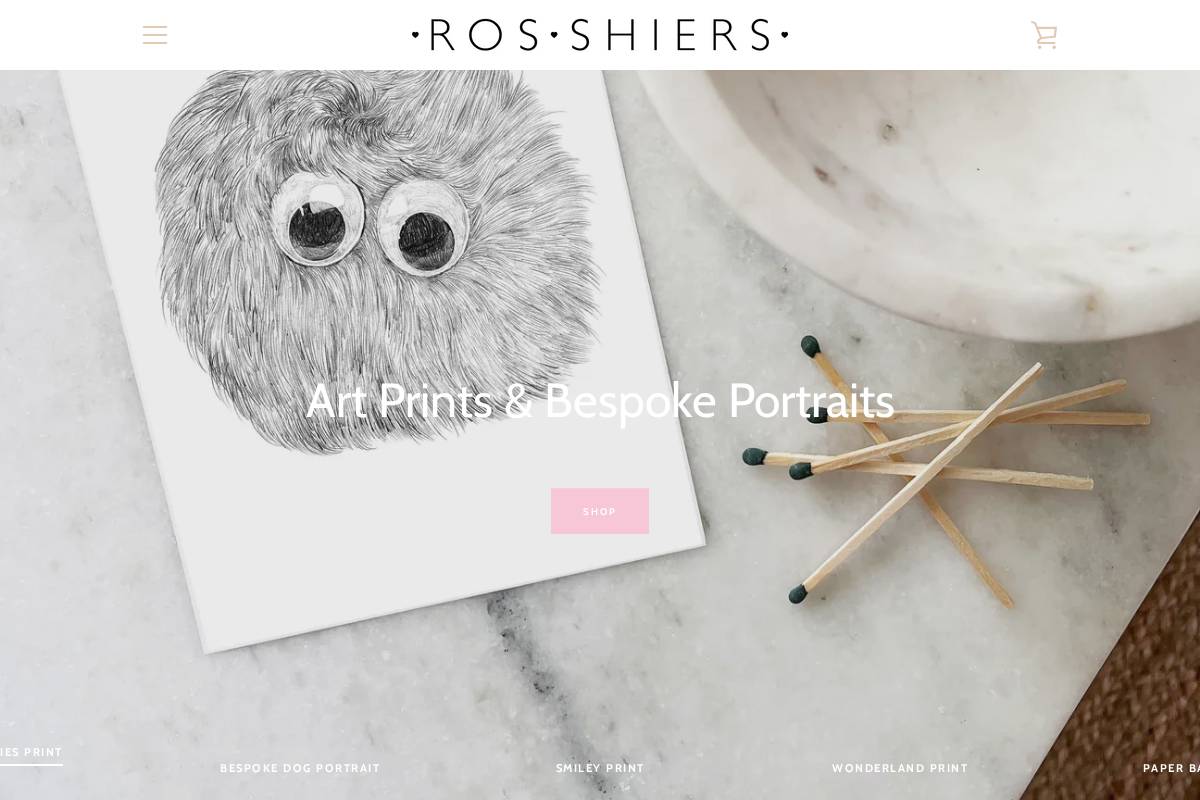 ros-shiers.com homepage screenshot