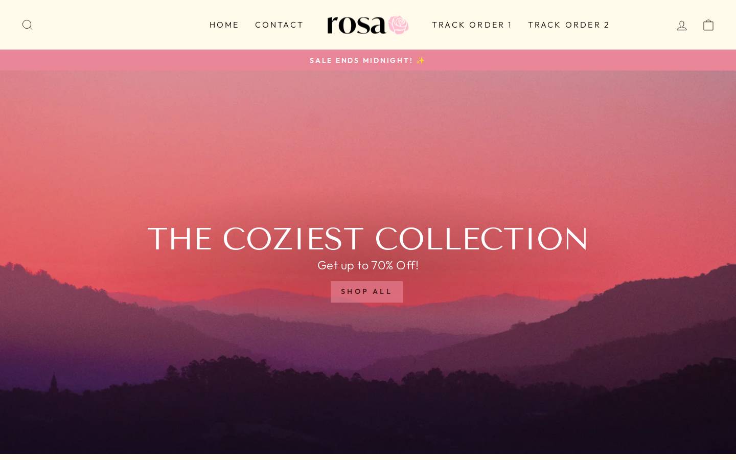 Rosaplush homepage screenshot