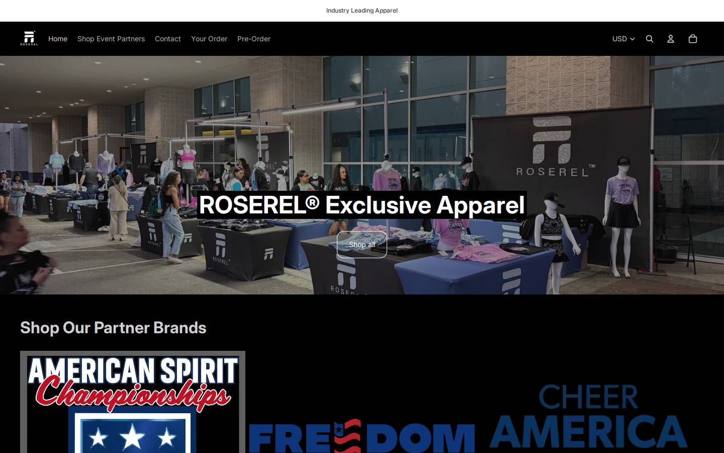 rose-rel.com homepage screenshot