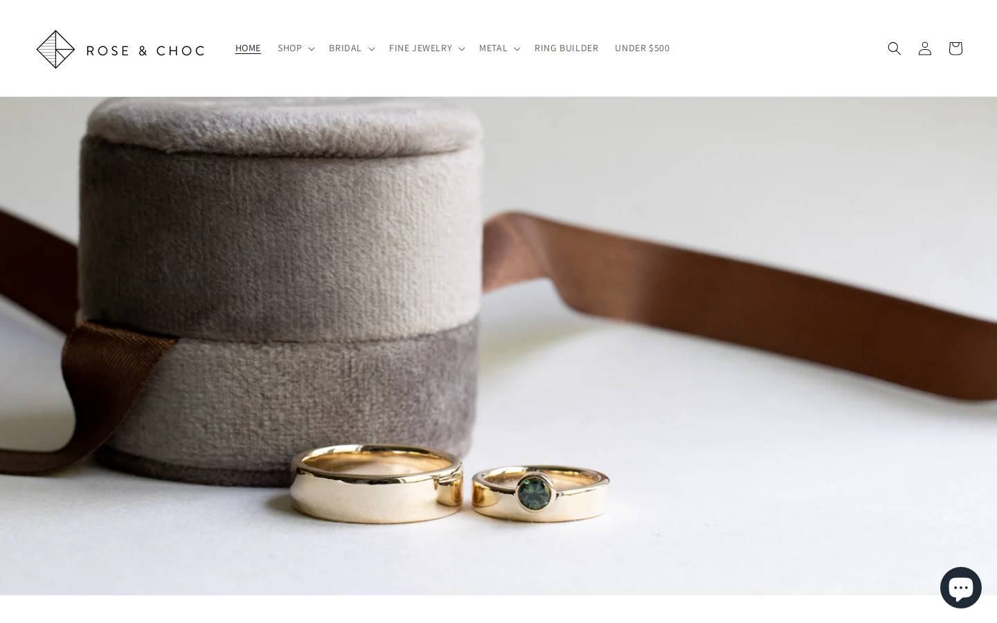 roseandchoc.com homepage screenshot