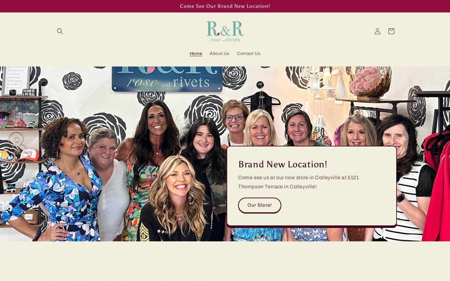 roseandrivets.com homepage screenshot