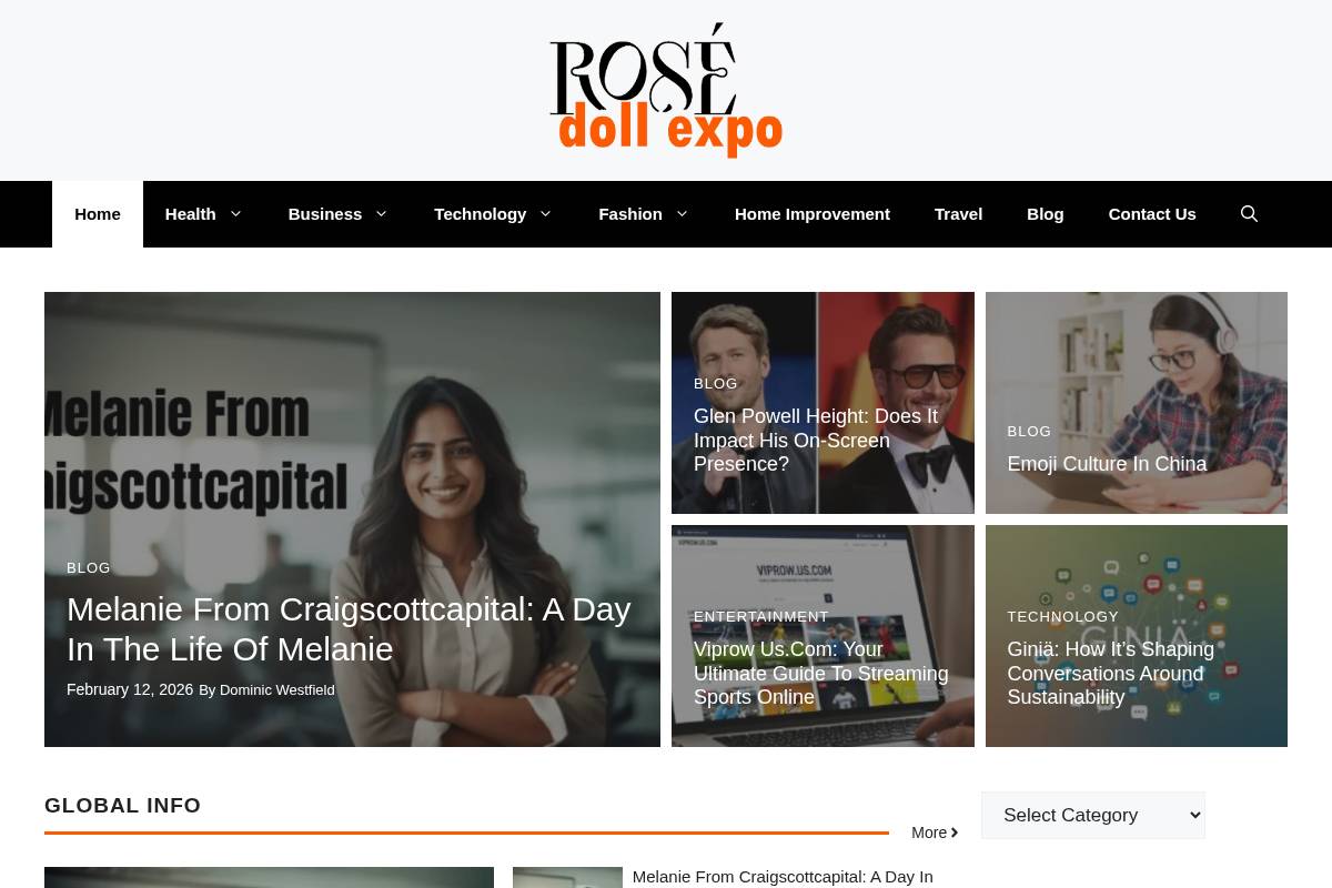 rosedollexpo.com homepage screenshot