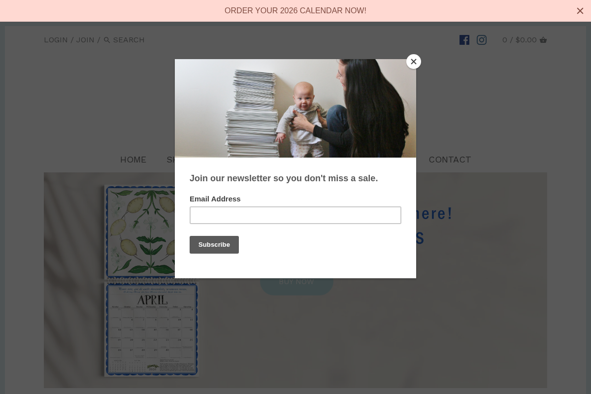 roseharrington.com homepage screenshot