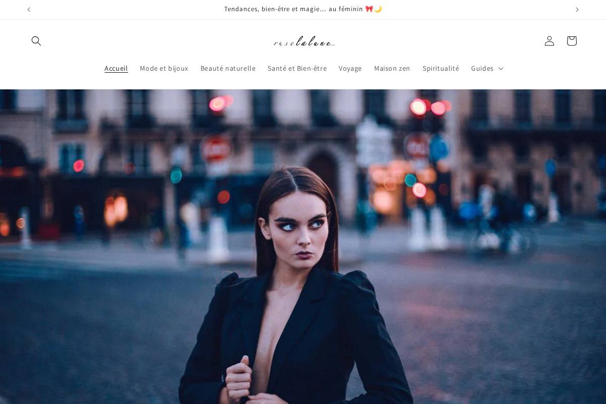 roselalune.com homepage screenshot