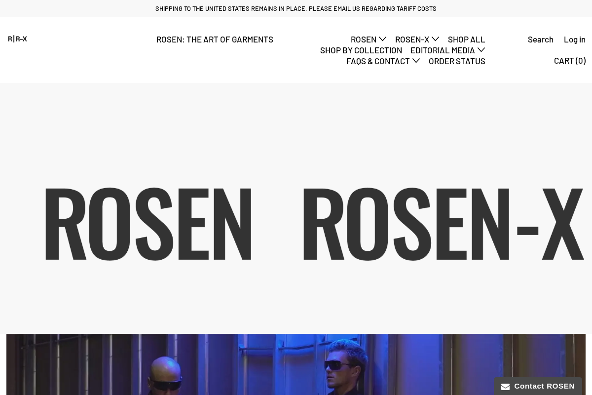 ROSEN | ROSEN-X homepage screenshot