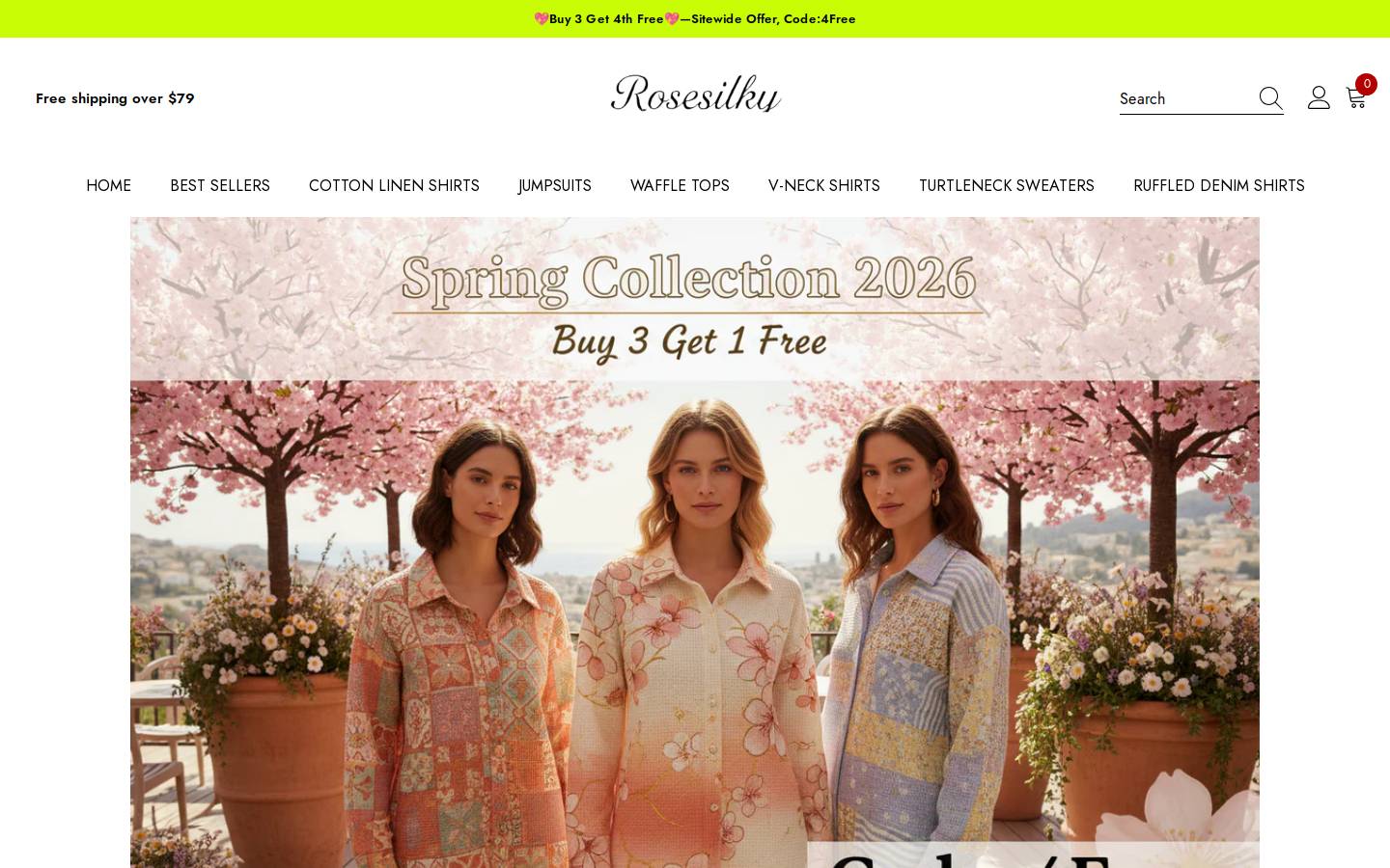 Rosesilky homepage screenshot