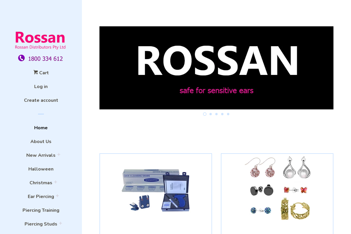 rossan.com.au homepage screenshot