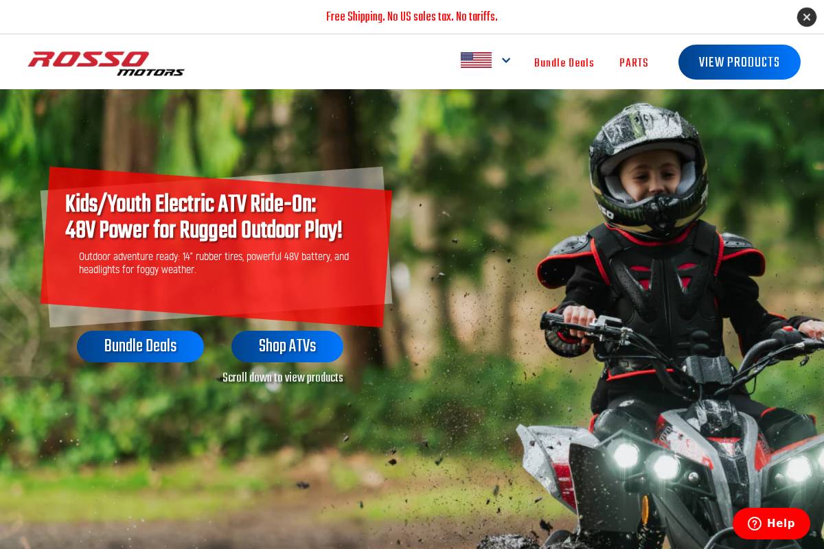 rossomotors.com homepage screenshot