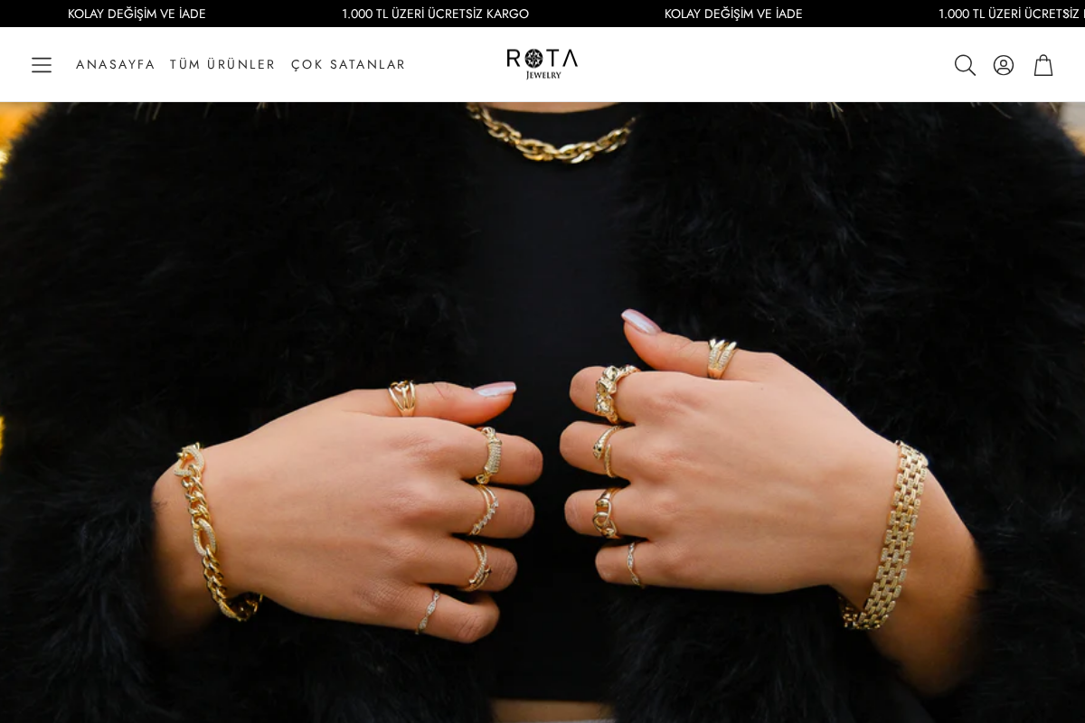 Rota Jewelry homepage screenshot