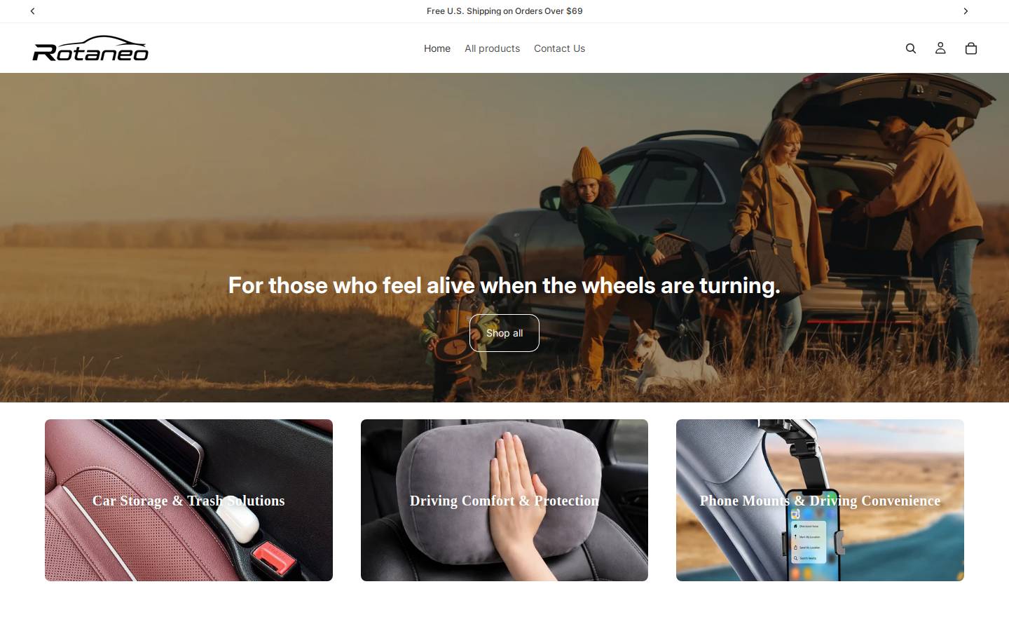 rotaneo.com homepage screenshot