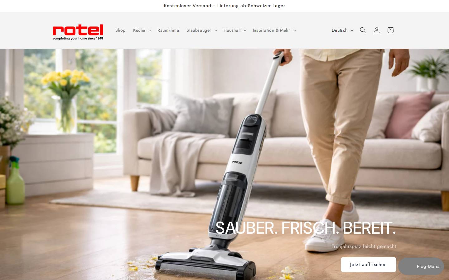 rotelsuisse.fr homepage screenshot