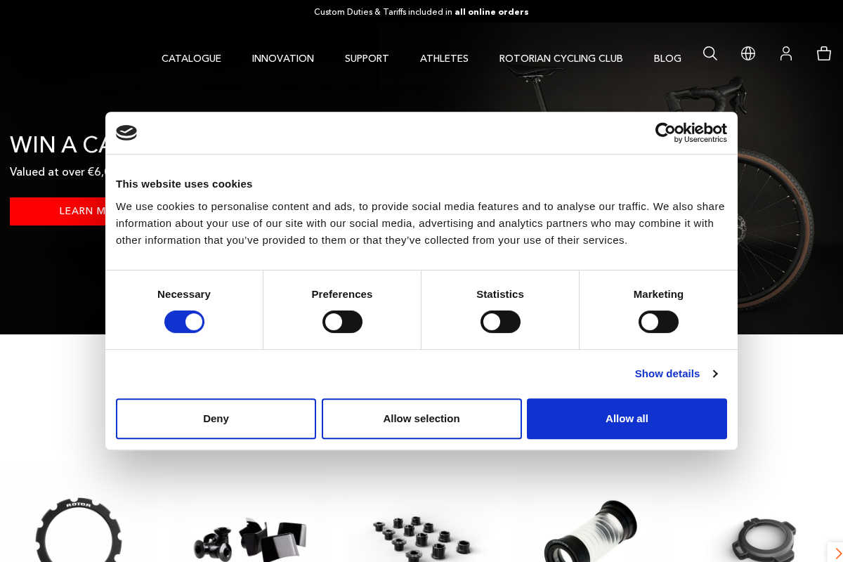 rotoramerica.com homepage screenshot