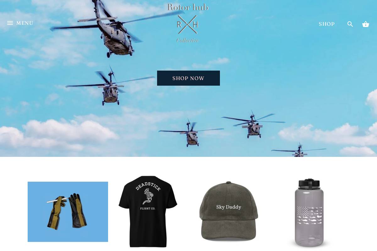rotorhubcollective.com homepage screenshot
