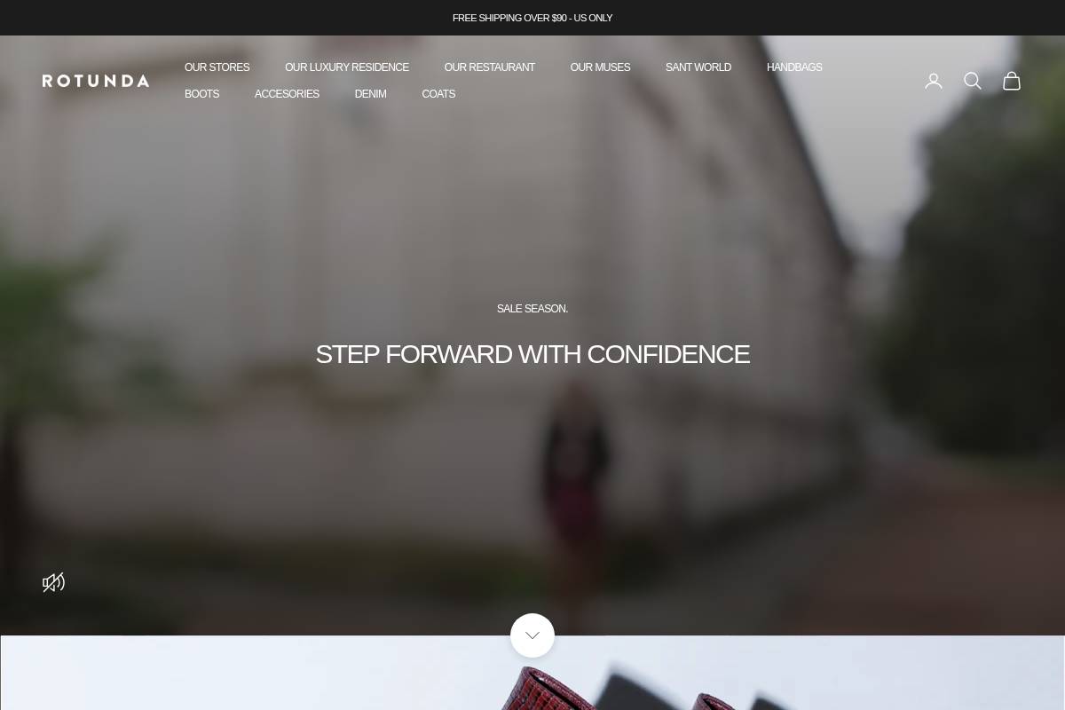 Rotunda homepage screenshot