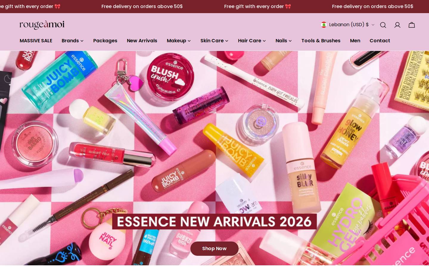 rougeamoi.com homepage screenshot