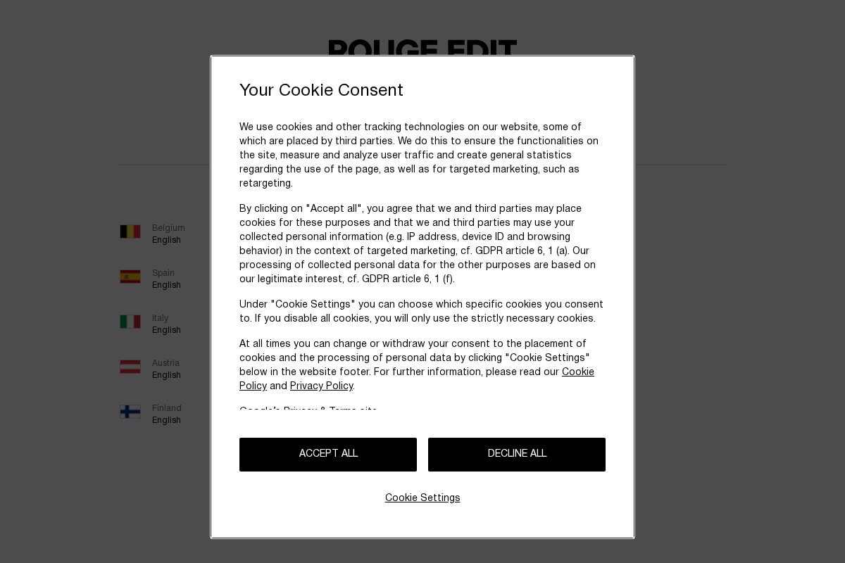 rougeedit.com homepage screenshot
