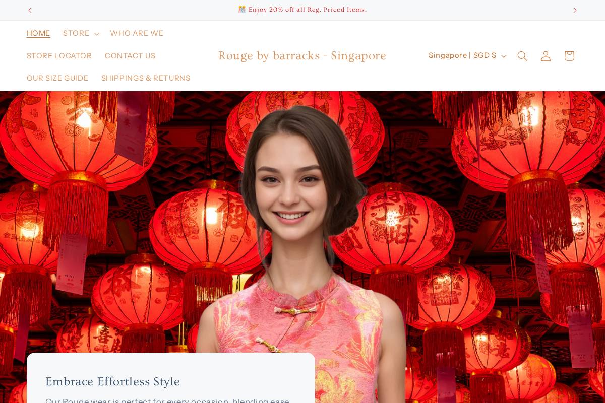 rougesg.com homepage screenshot