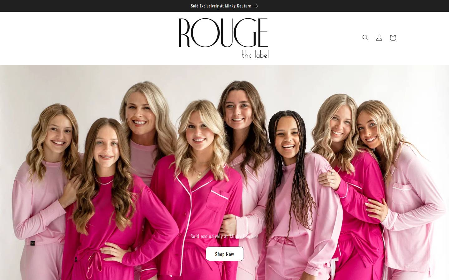 rougethelabel.com homepage screenshot
