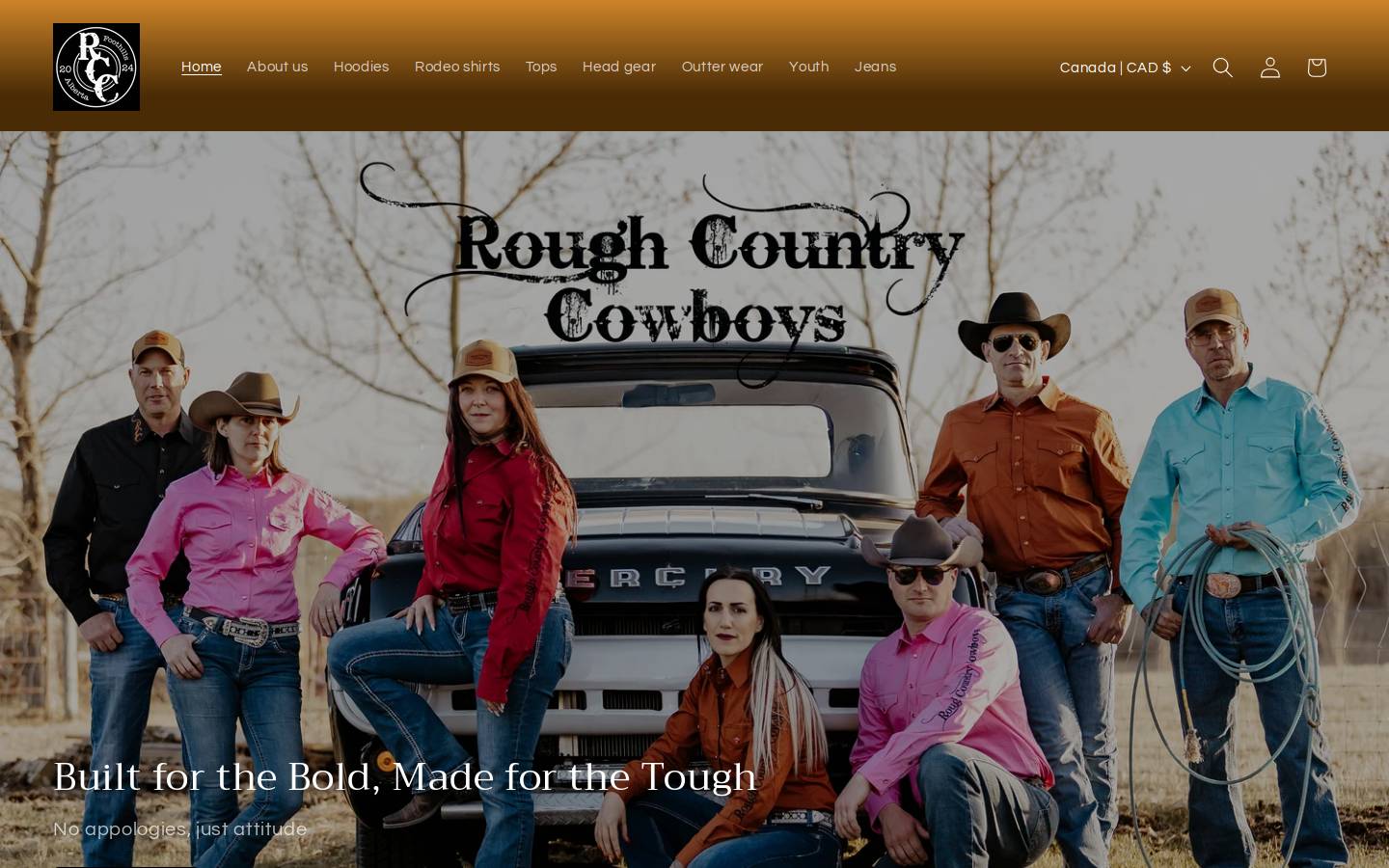 roughcountrycowboys.com homepage screenshot