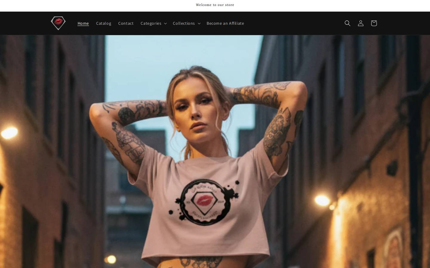 roughdiamondapparel.com homepage screenshot