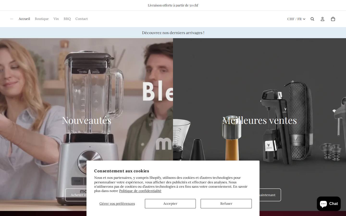 rouiller.store homepage screenshot