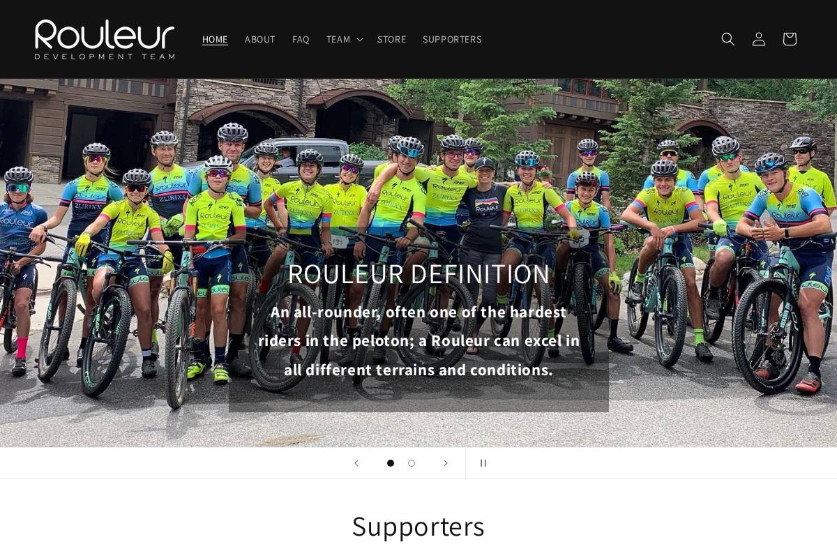 rouleurdevo.org homepage screenshot