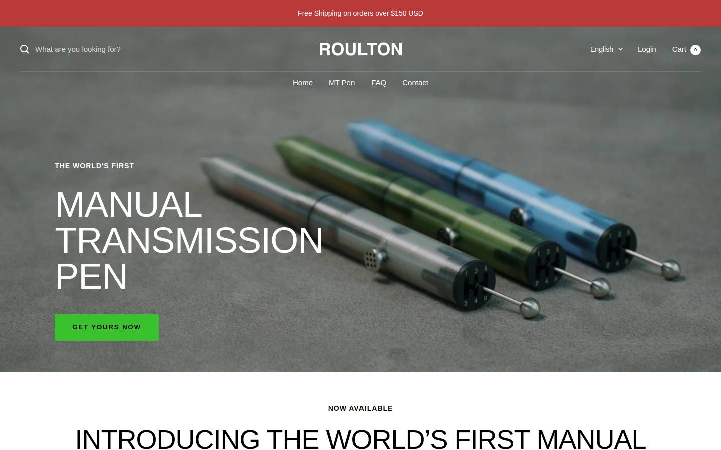 roulton.com homepage screenshot
