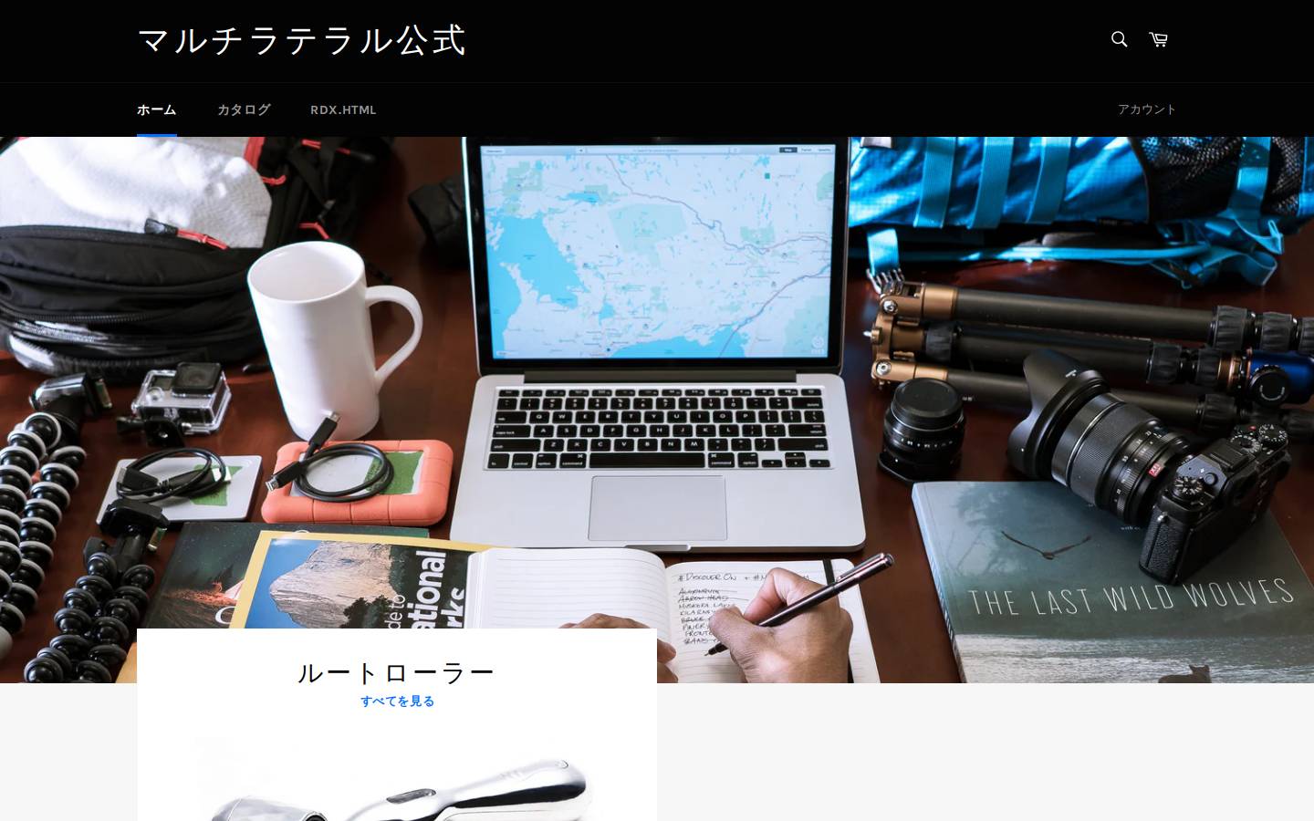 route-roller.info homepage screenshot
