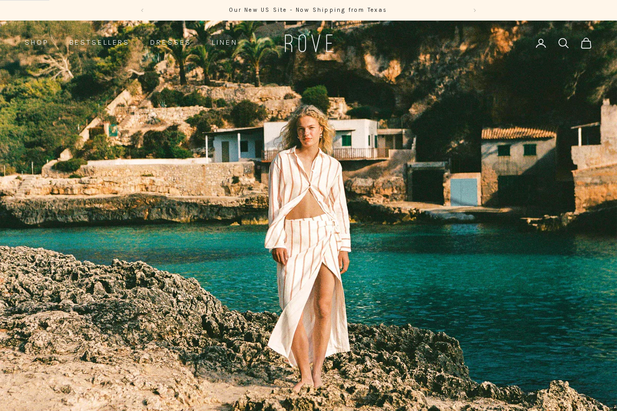 ROVE  homepage screenshot