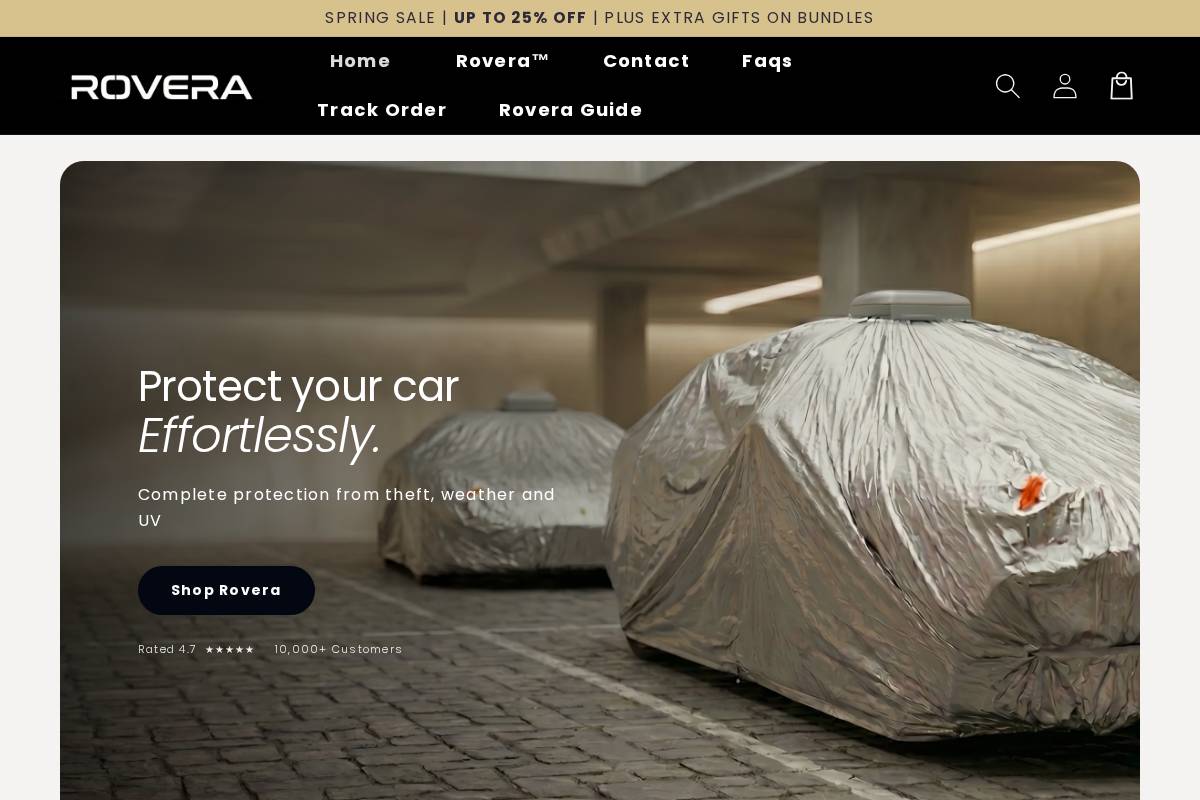 roveratech.com homepage screenshot