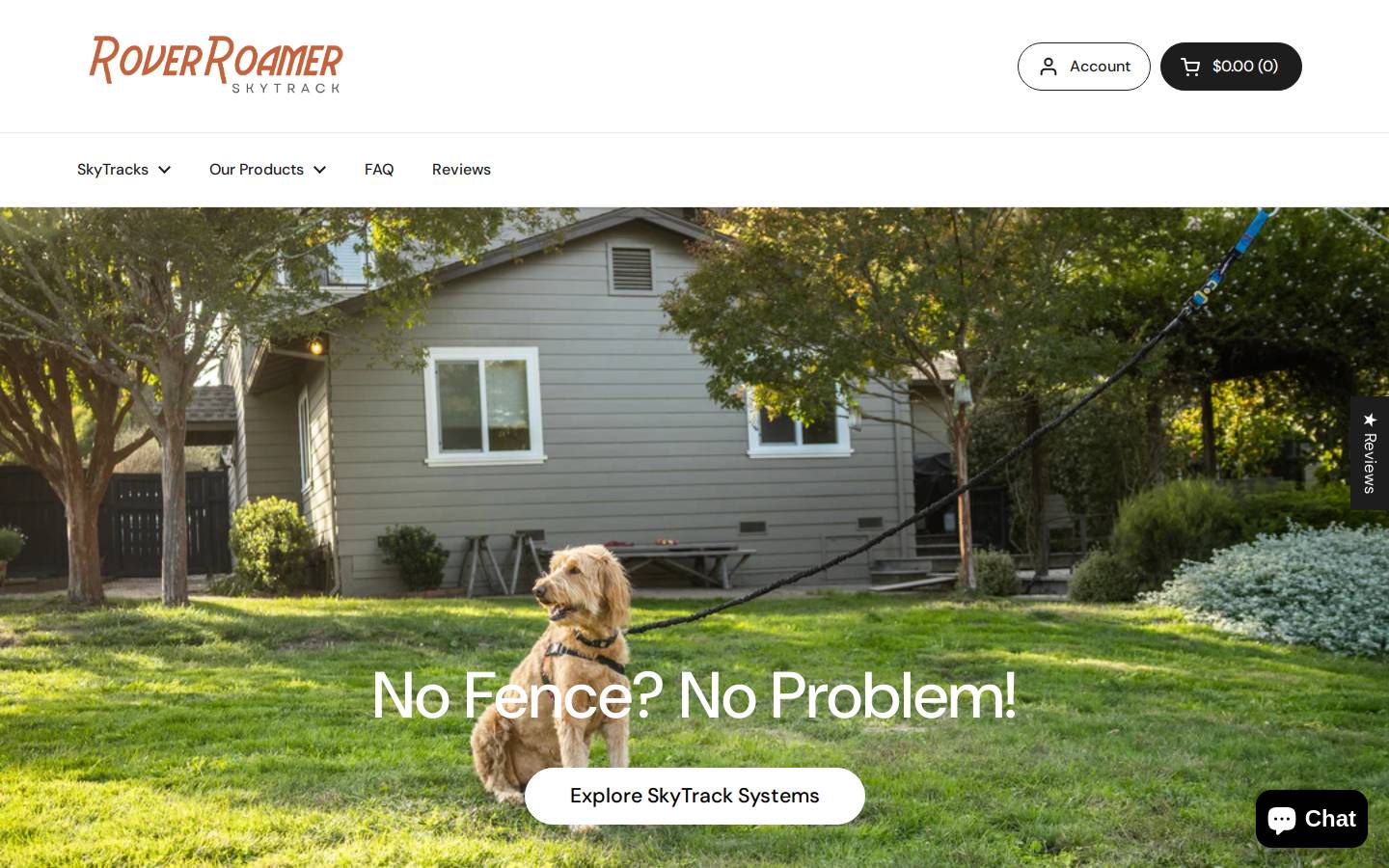 roverroamer.com homepage screenshot