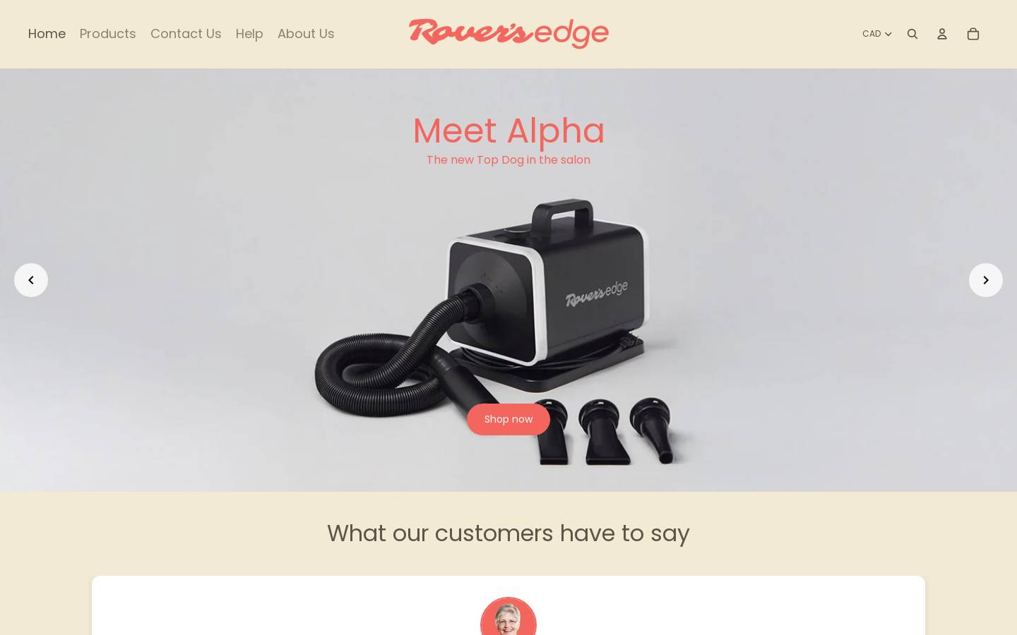 roversedge.com homepage screenshot
