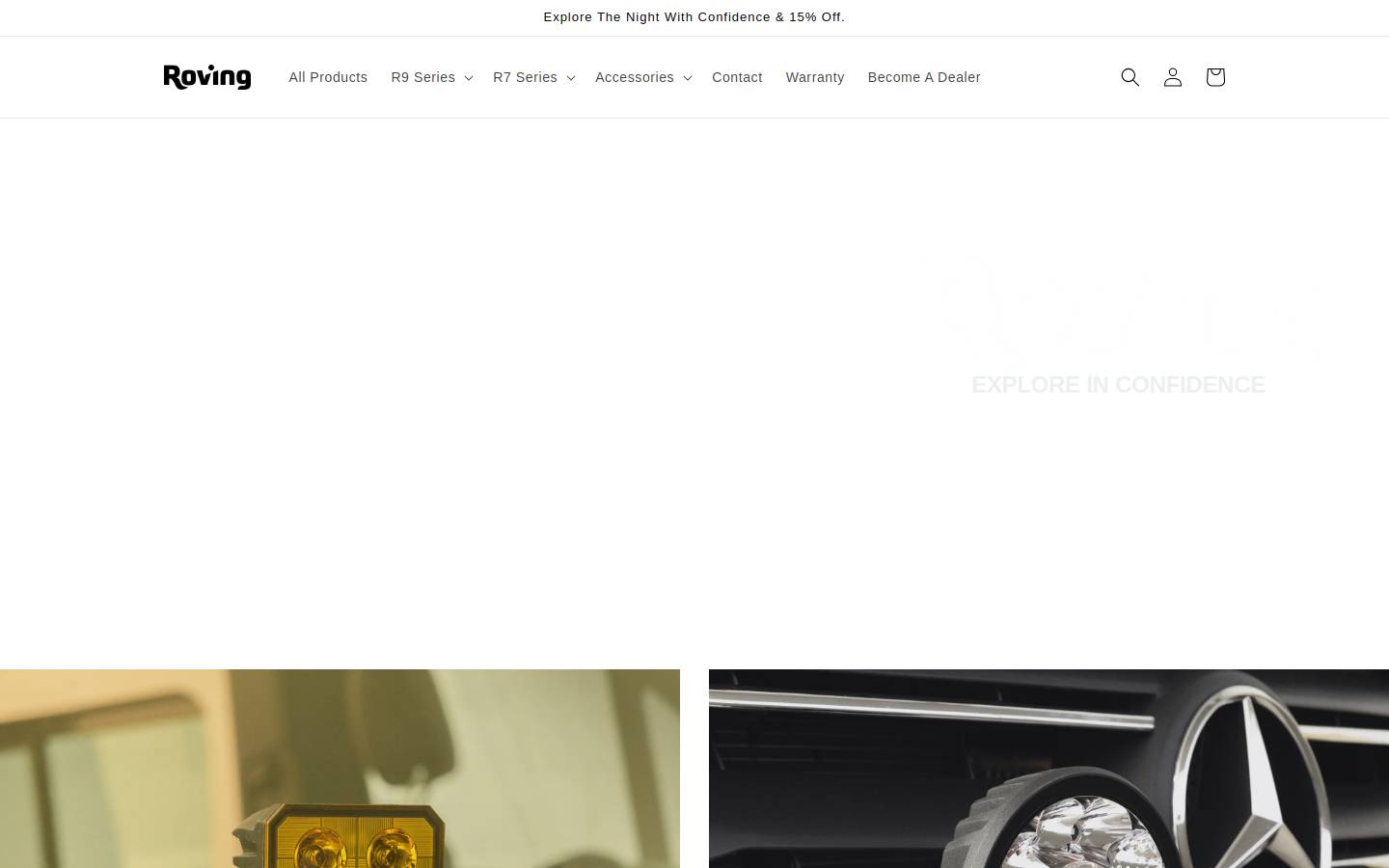 rovinginc.com homepage screenshot